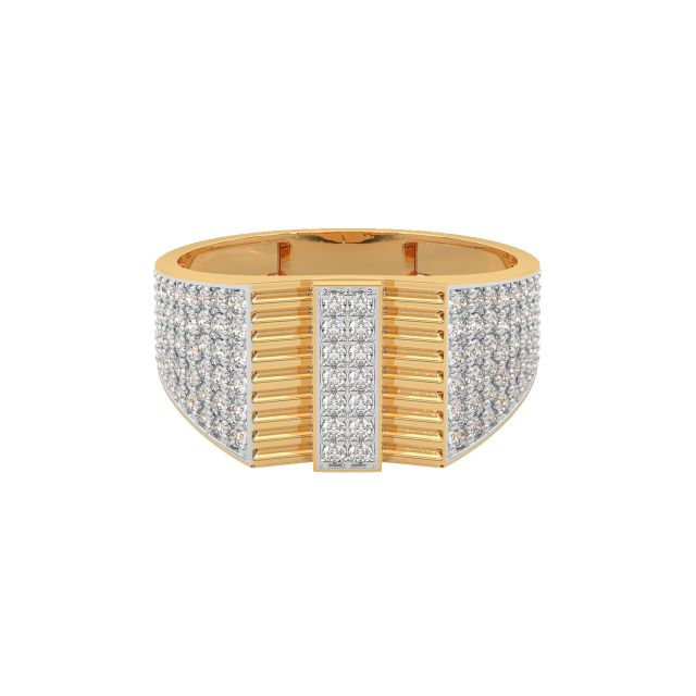 Winston Round Diamond Ring For Men